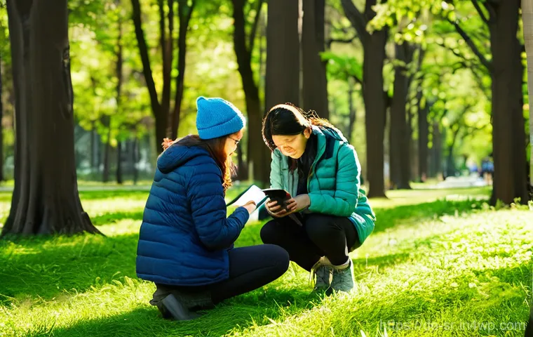 시민과학 프로젝트의 갈등 관리 방안 - **Prompt:** A diverse group of citizen scientists, encompassing various ages, genders, and ethniciti...