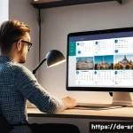 시민과학 프로젝트에서의 협업 툴 - A modern digital workspace scene showing a diverse team of German citizen scientists collaborating r...